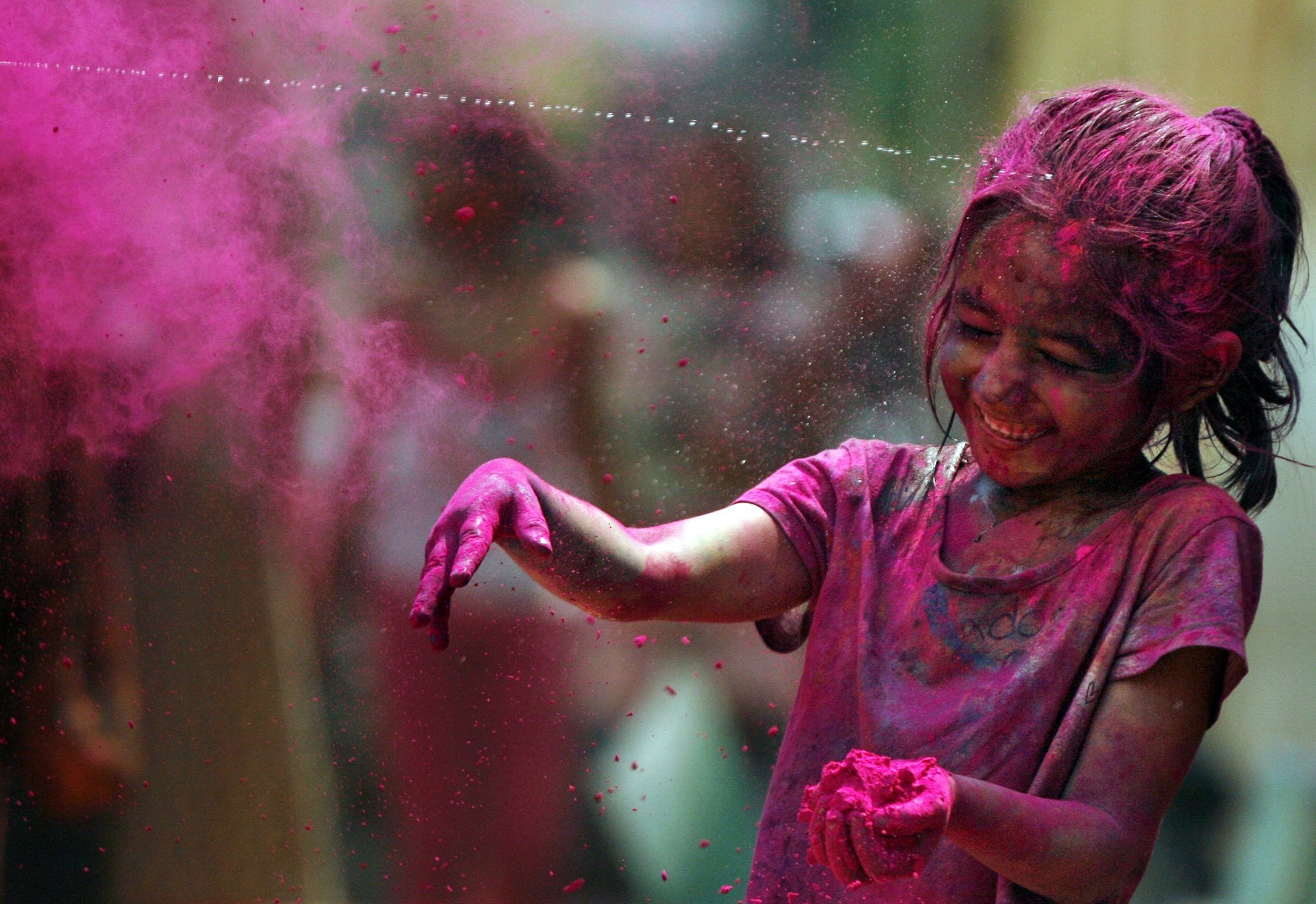 festival dei colori arcobaleno gioia