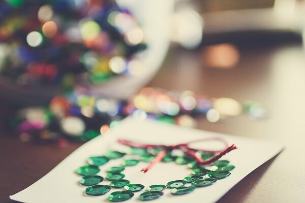 Cartolina di Capodanno fai-da-te