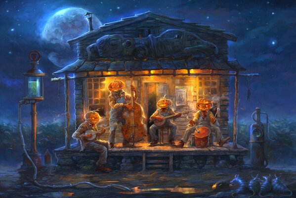Nocna ORKIESTRA NA Art Halloween