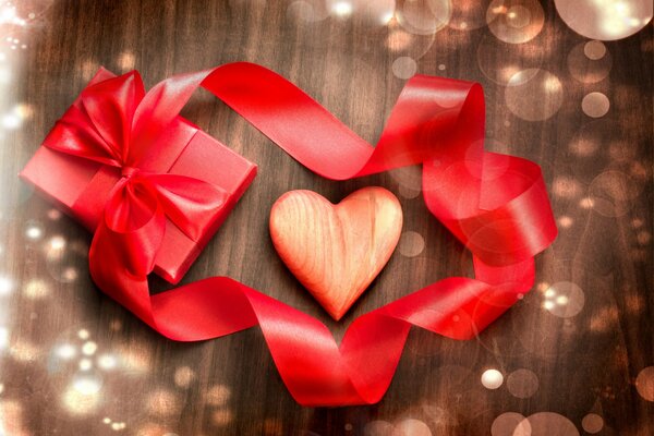 Ein schöner Valentinsgruß als Geschenk für einen geliebten Menschen