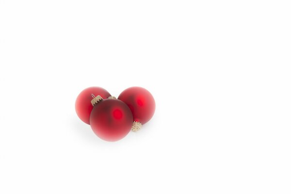Zabawki świąteczne czerwone balony