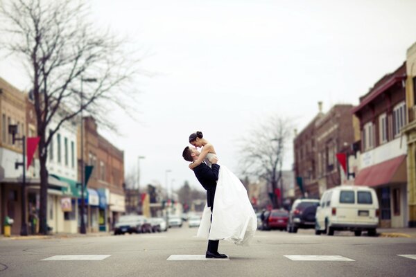 La novia y el novio hermosas fotos