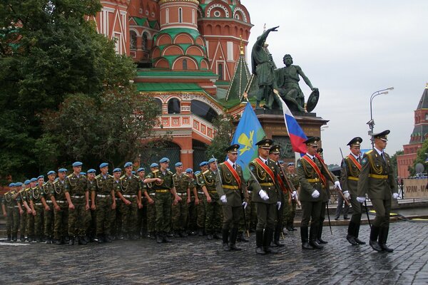 День ВДВ на Красной площади