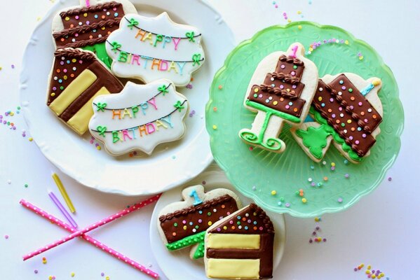 Biscotti di compleanno per le vacanze