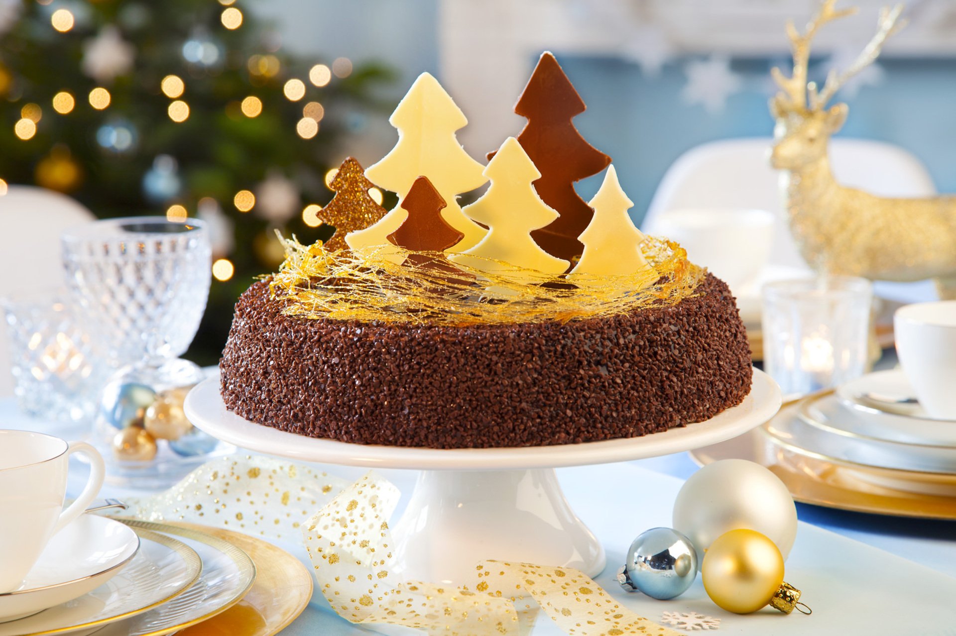 vacanze natale buon natale felice anno nuovo dessert torta albero di natale decorazioni tavolo nastro vacanza buon natale albero nastri