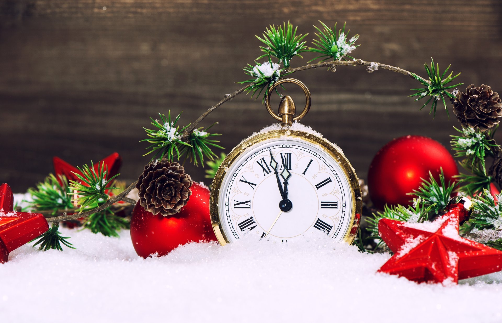 buon natale nuovo anno stelle neve orologio buon natale nuovo anno