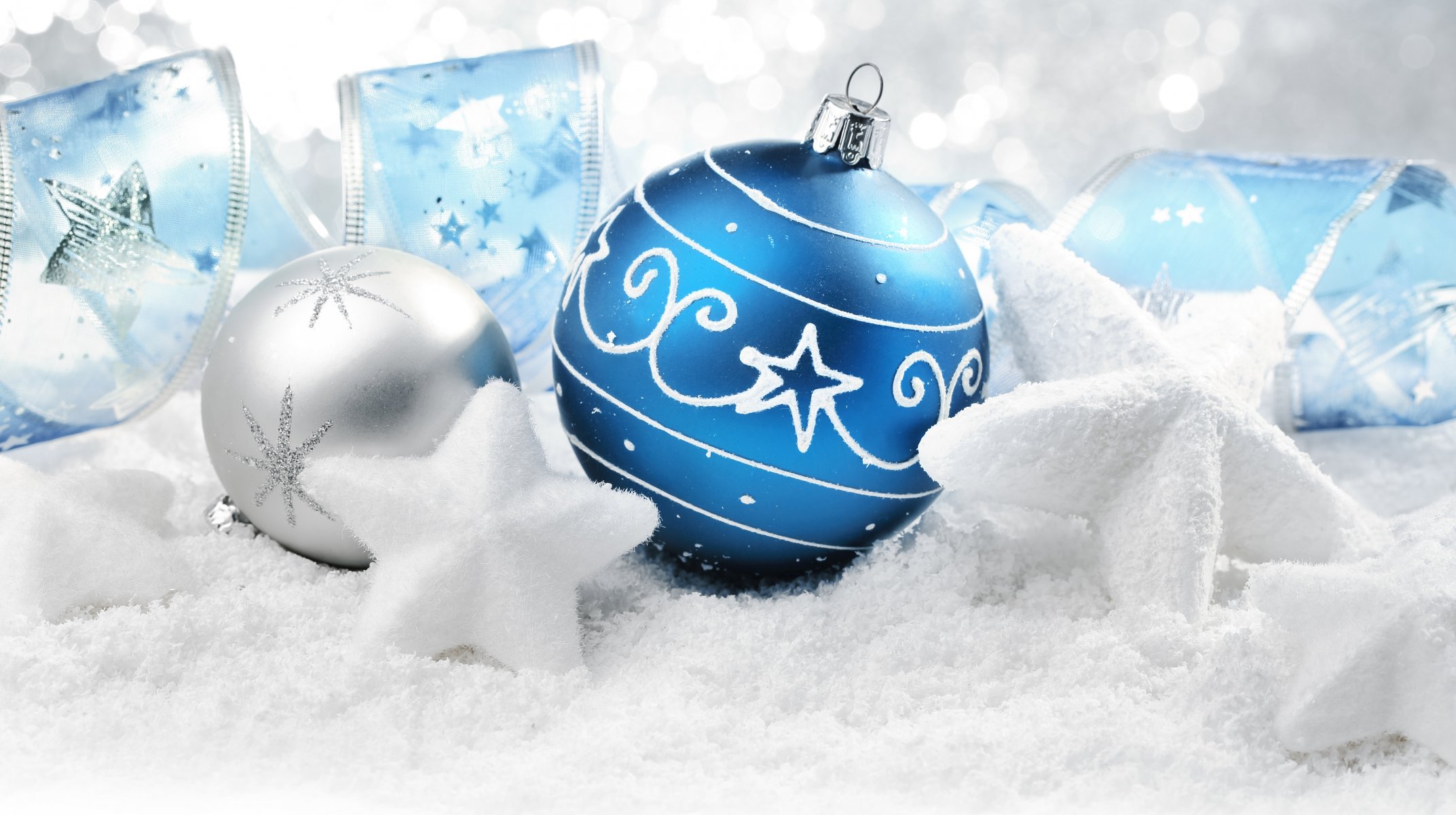 joyeux noël étoiles de neige boules nouvel an cadeaux décoration ballons cadeaux