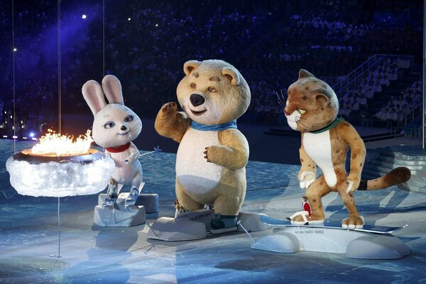 Ceremonia de clausura de los juegos Olímpicos de invierno de Sochi 2014