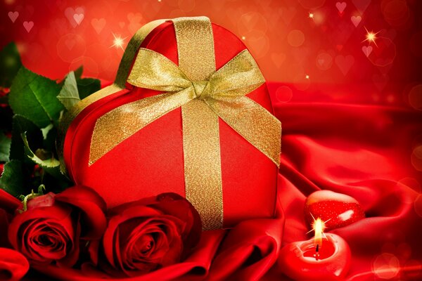 A gift to your beloved - aesthetics in red