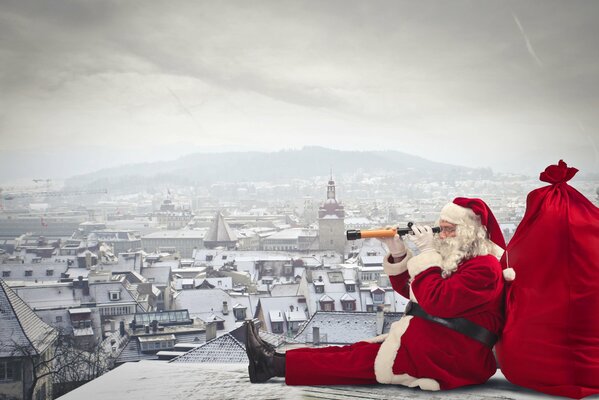 Der Weihnachtsmann kommt in jedes Haus