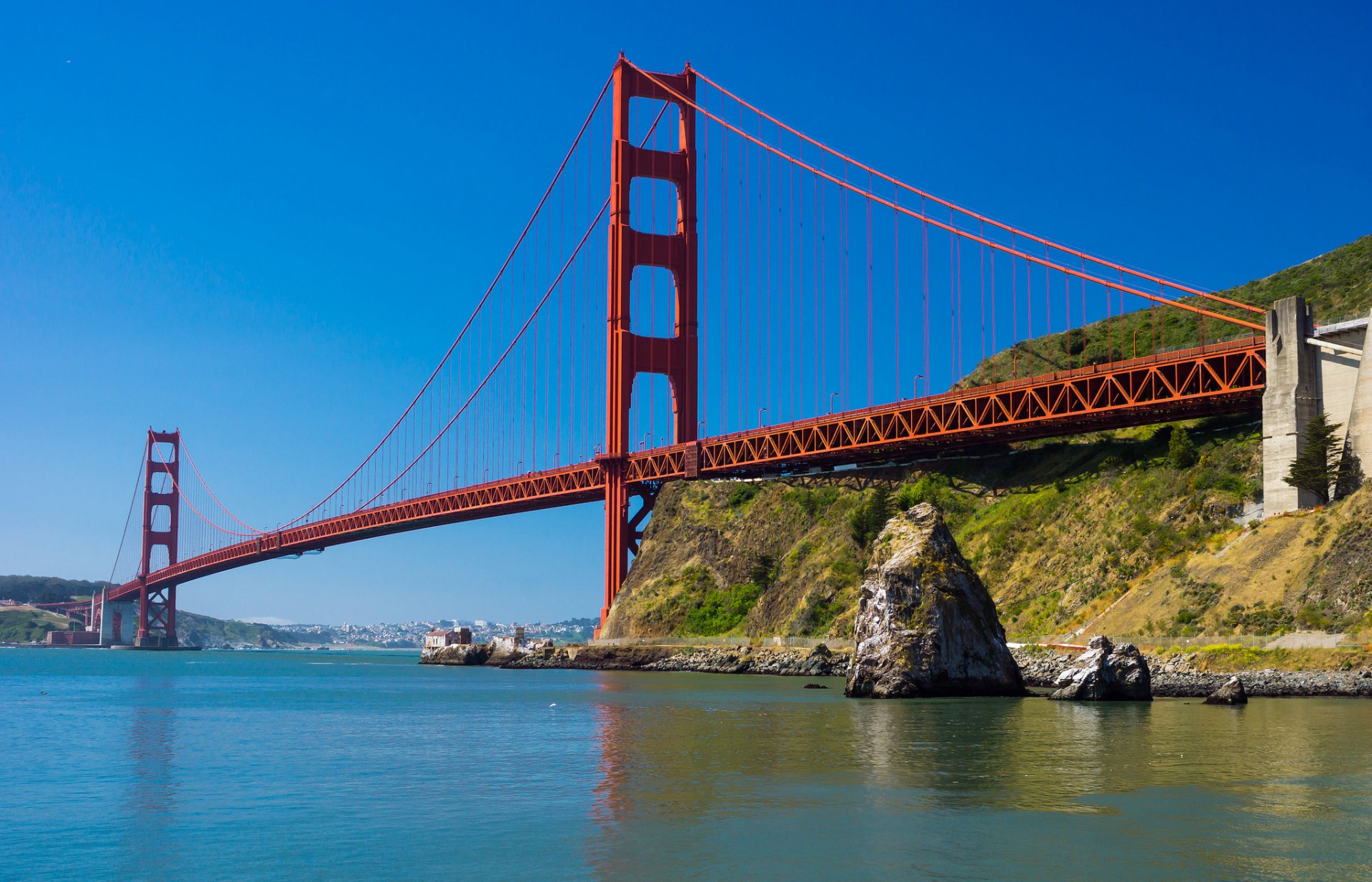 san francisco brücke goldenes tor himmel bucht