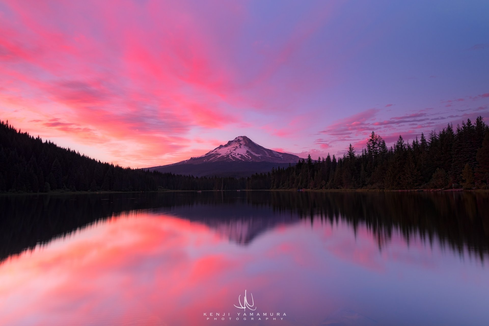 kenji yamamura fotograf mount hood oregon sonnenuntergang wolken