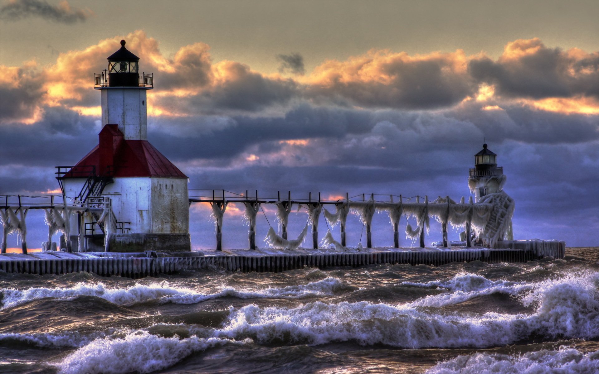 st. joseph leuchtturm lake michigan