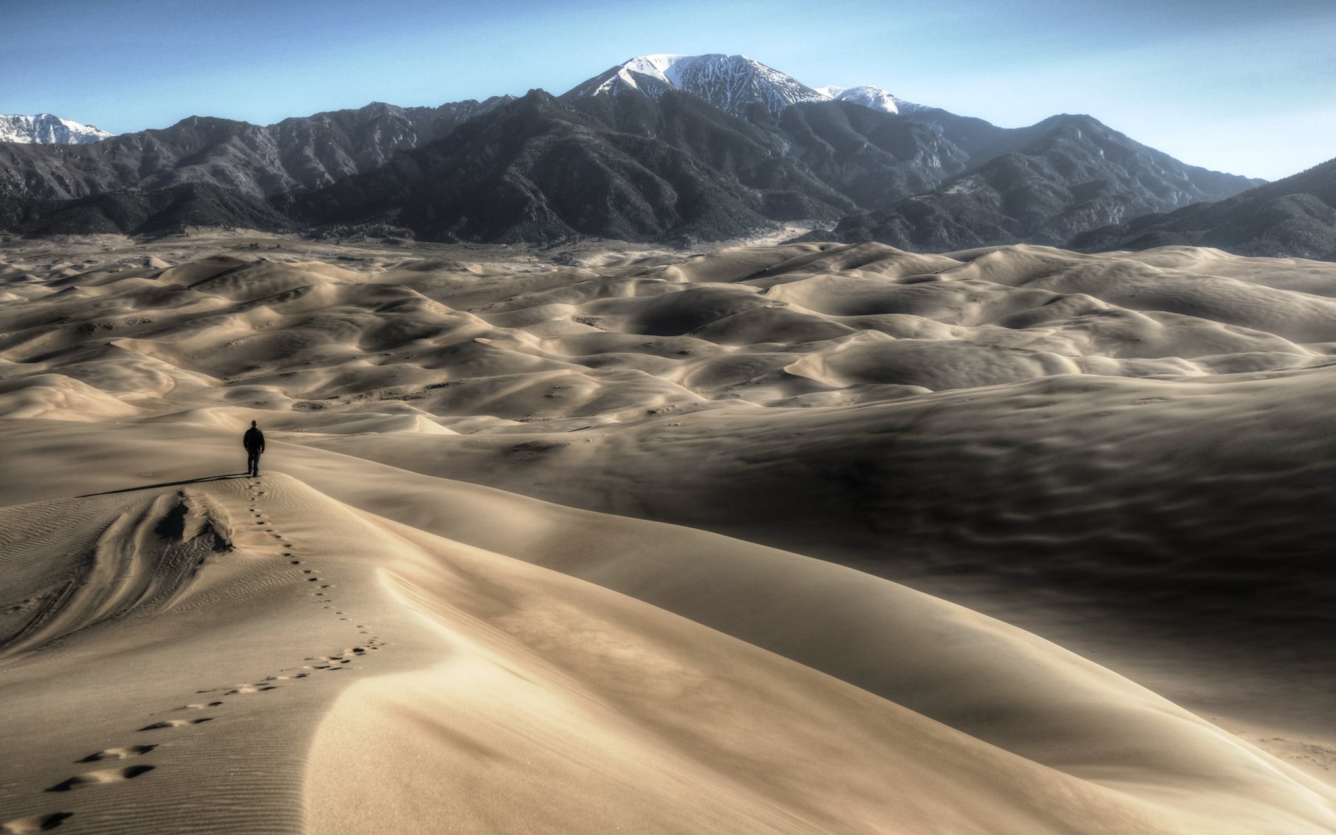 alta duna grande parco nazionale delle dune di sabbia hdr