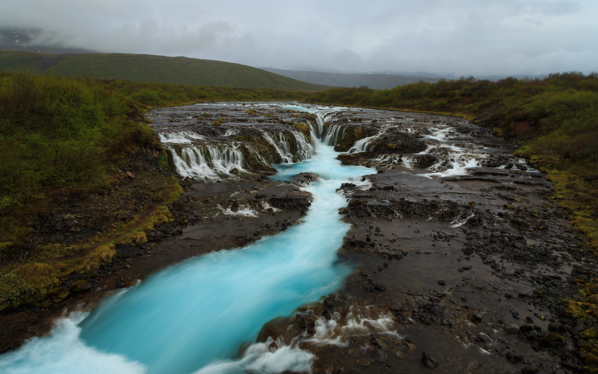 bruarfoss исландия пейзаж