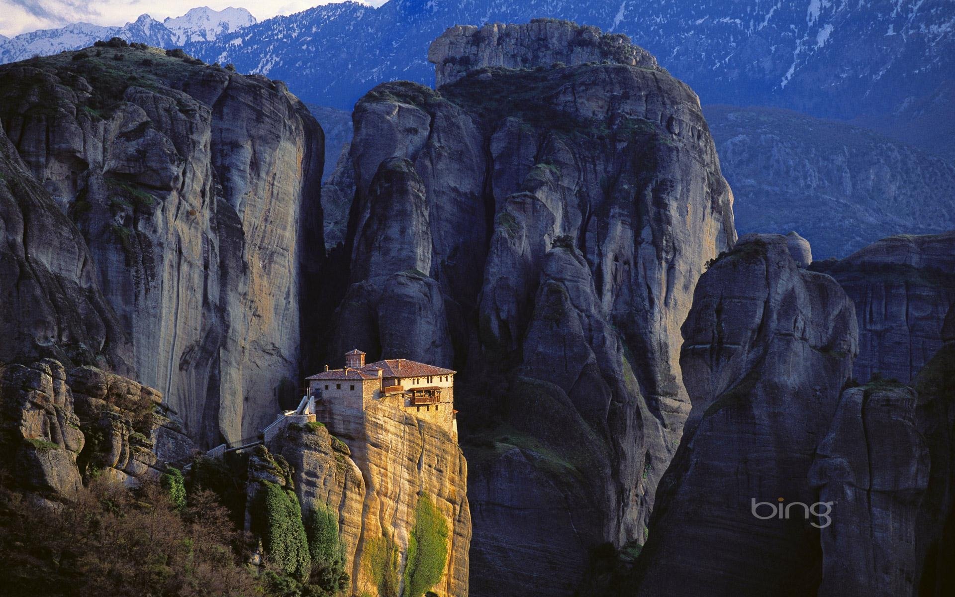 berge felsen haus