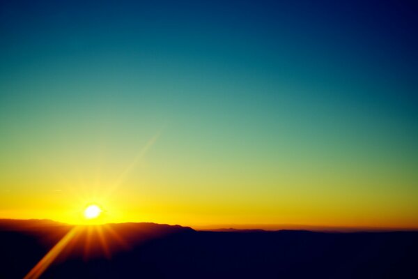 Sonnenuntergang wie schön ist es