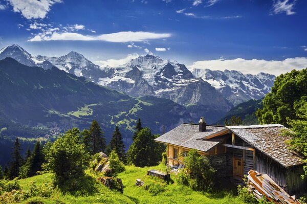 Suisse Grindelwald beauté des montagnes