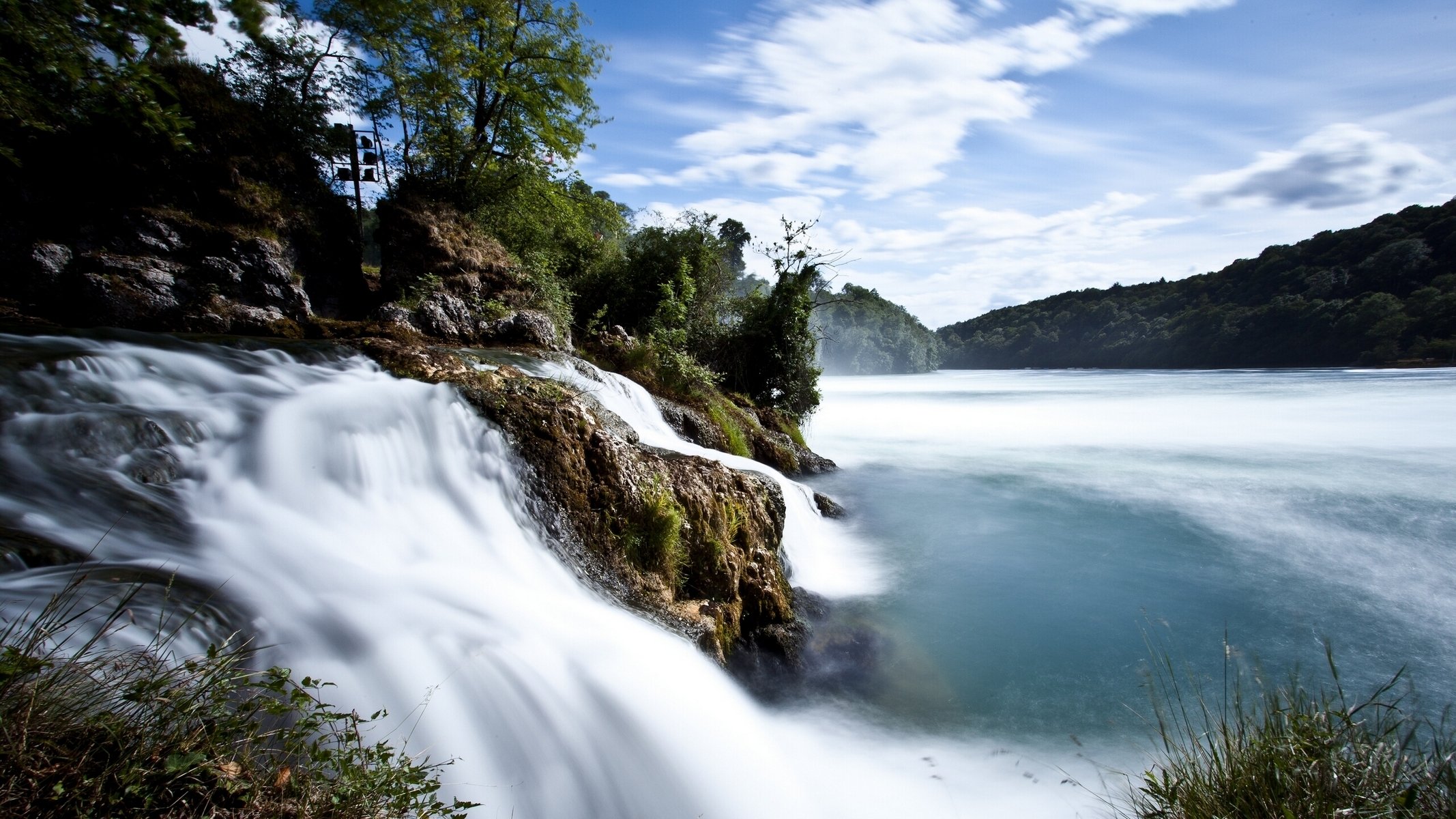 cascada del rin suiza schweizaria río