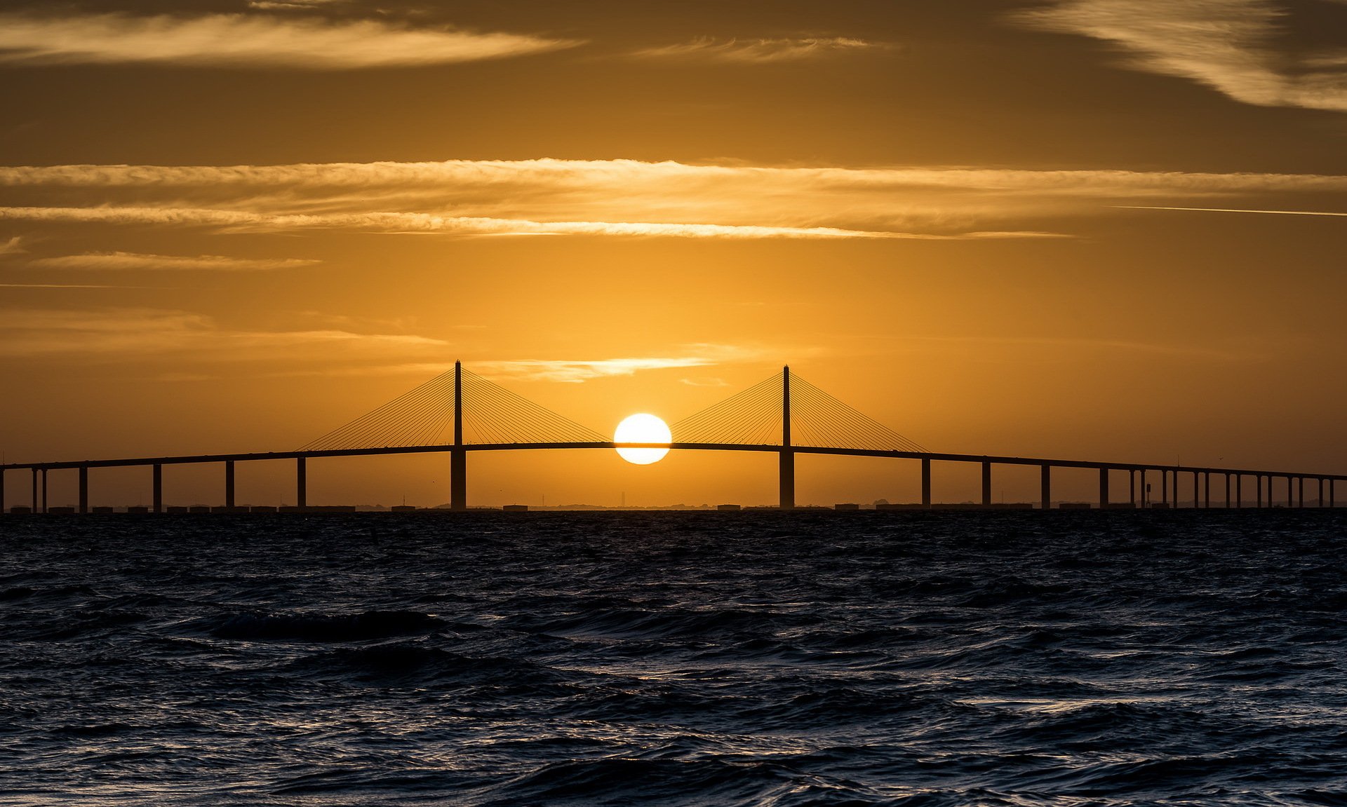 sunshine skyway pont paysage