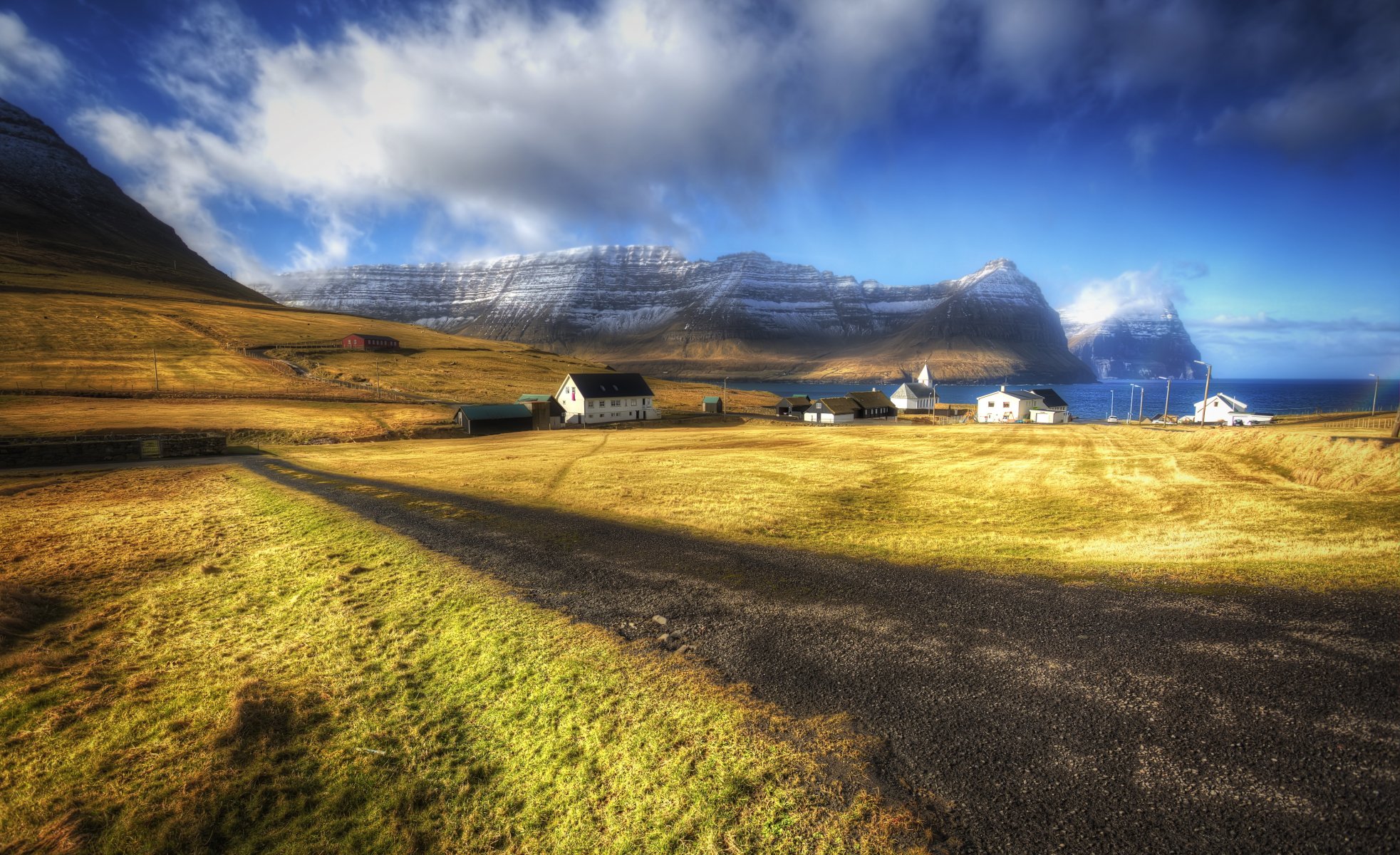 färöer-inseln land landschaft