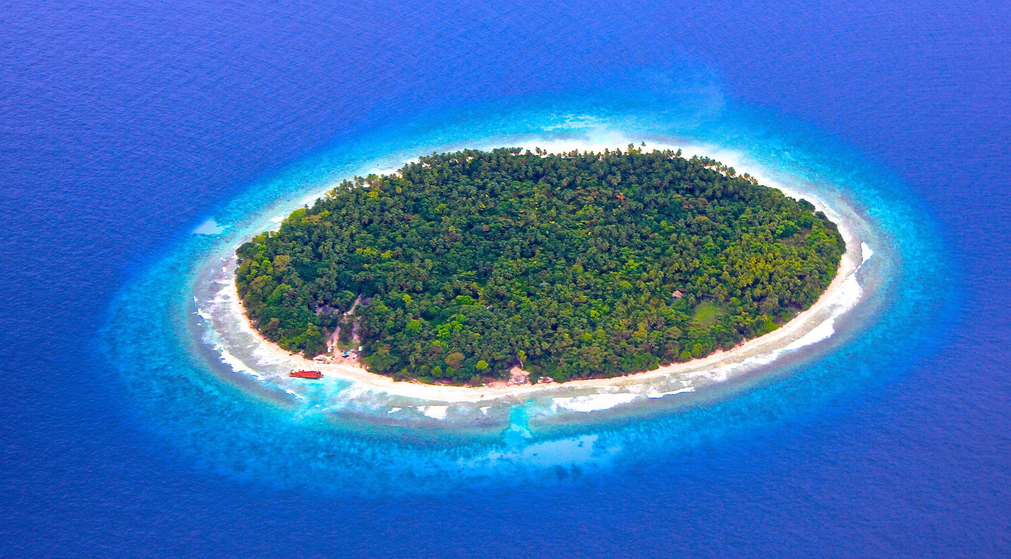 maldives île récif océan