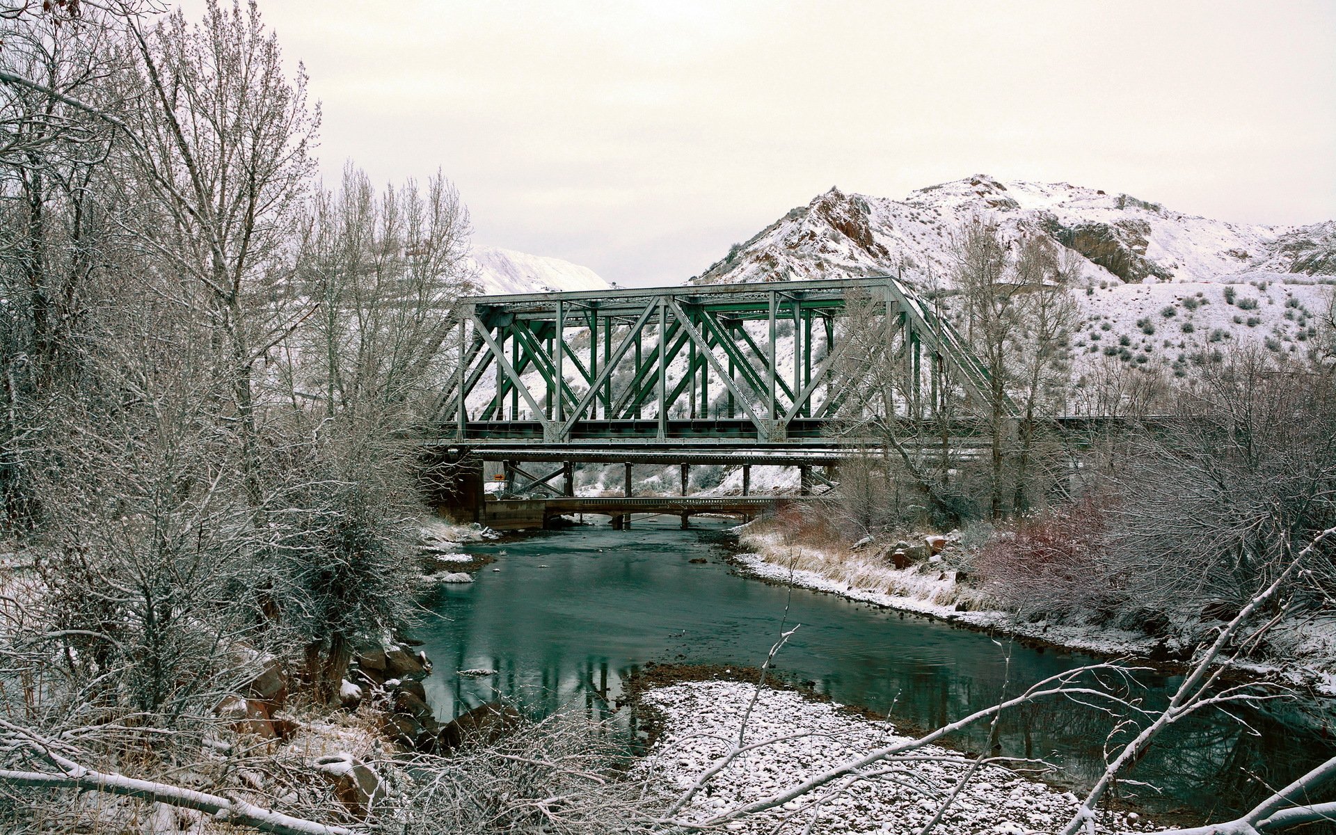 morgan ut utah bach brücke feder