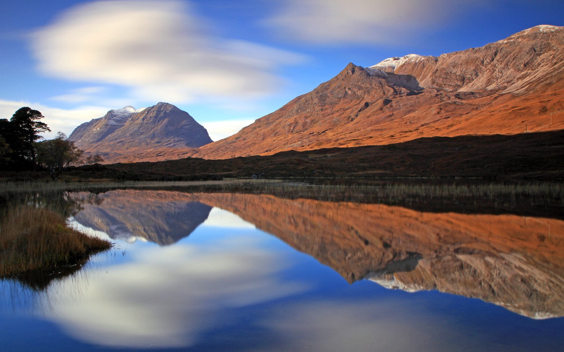 lac montagnes paysage