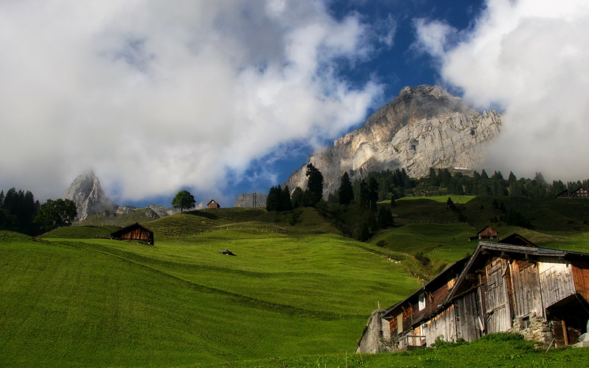 alps autumn landscape mountain switzerland