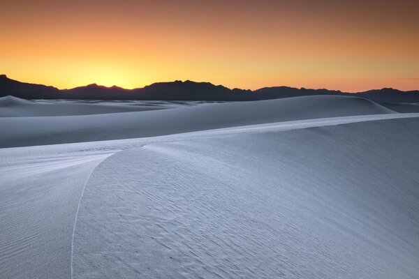 Desierto al atardecer