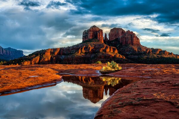 Der Himmel in den Wolken von Arizona