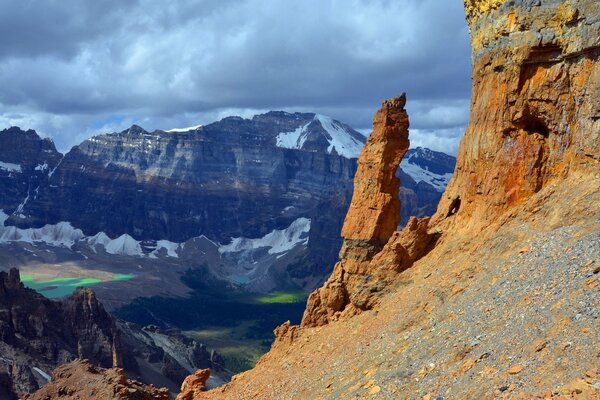 Die Schönheit der Berglandschaft ist einzigartig