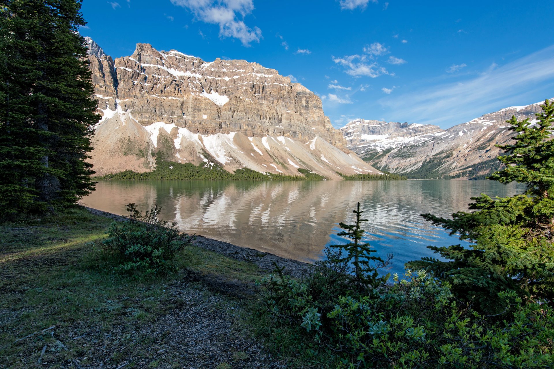 parc canada montagnes paysage rocher banff nature