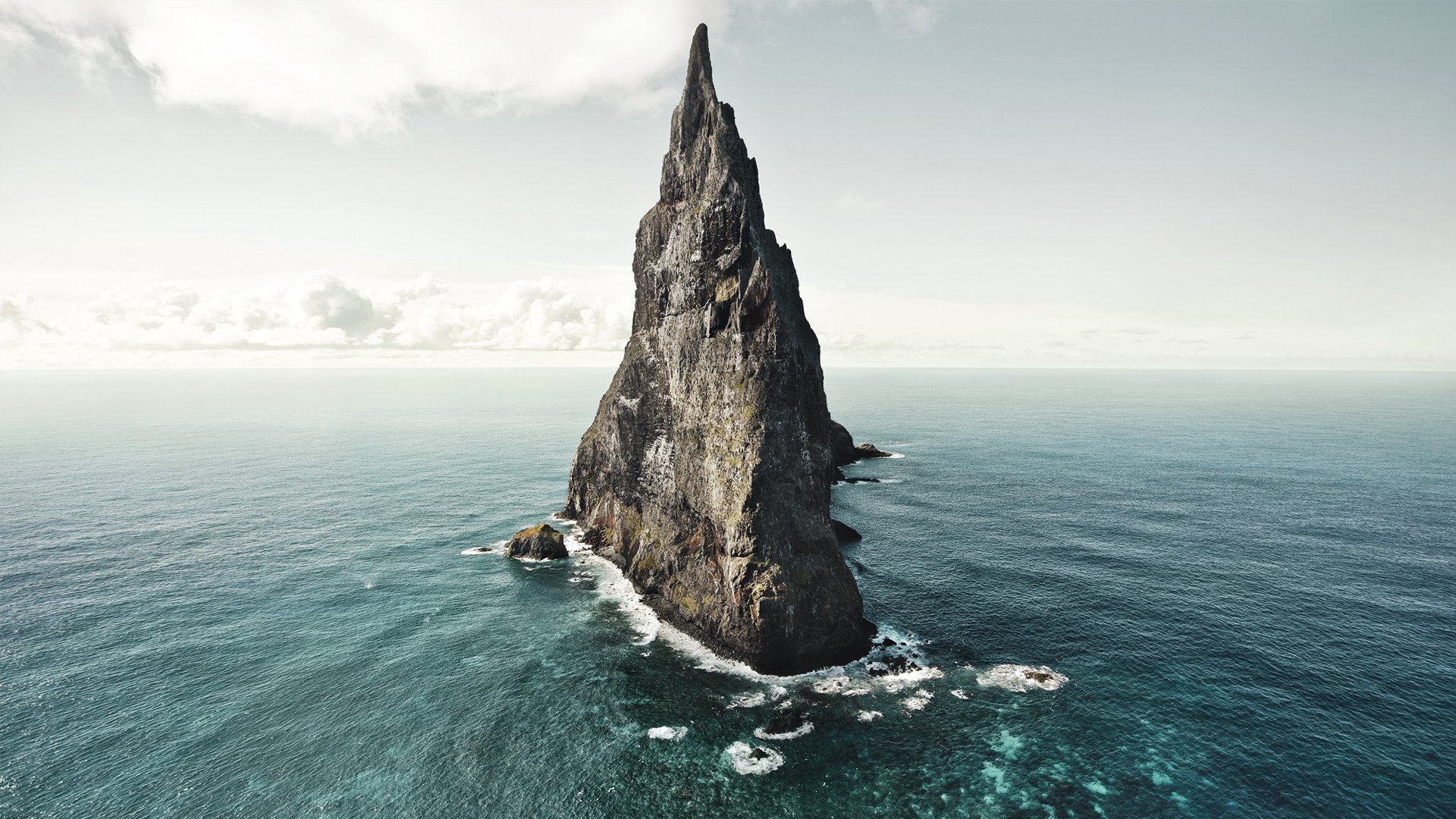 roca océano agua cielo naturaleza nubes paisaje australia bolas de pirámide isla oceanscape roca