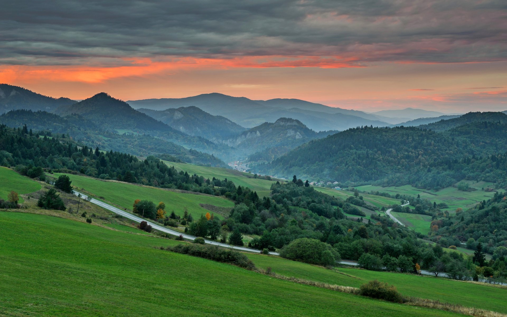 slovacchia montagne foresta europa alba