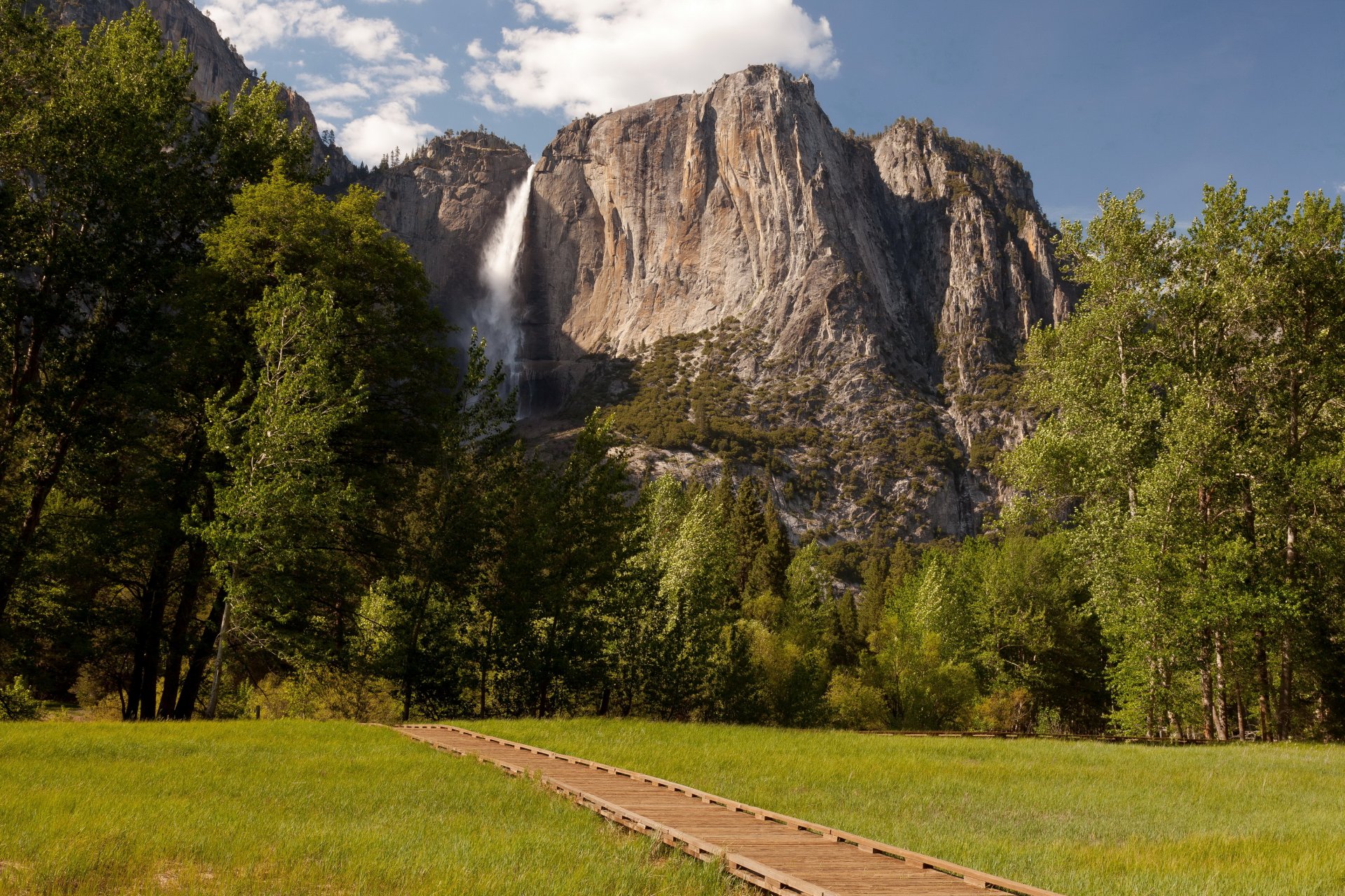 park usa wasserfall yosemite felsen natur foto