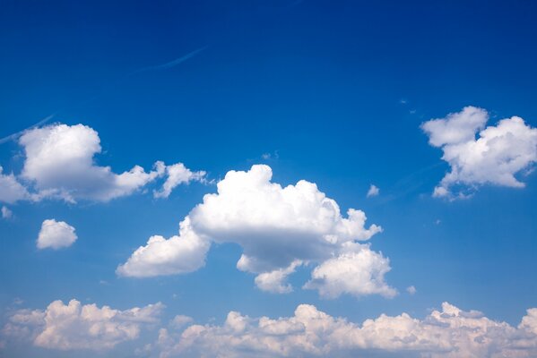 Nuages de chevaux à ailes blanches