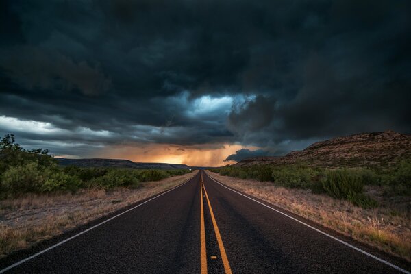 Weather tension is building up the road to nowhere