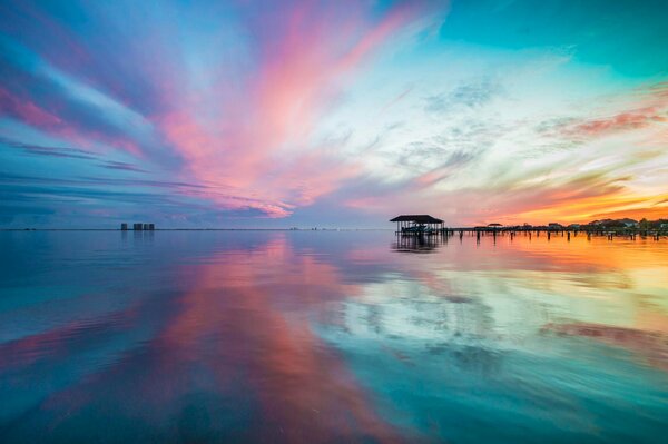 Un endroit où la mer et le ciel se rencontrent