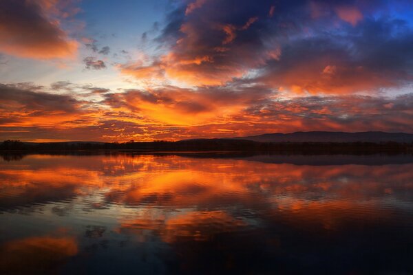 Unbeschreiblich schöner Sonnenuntergang