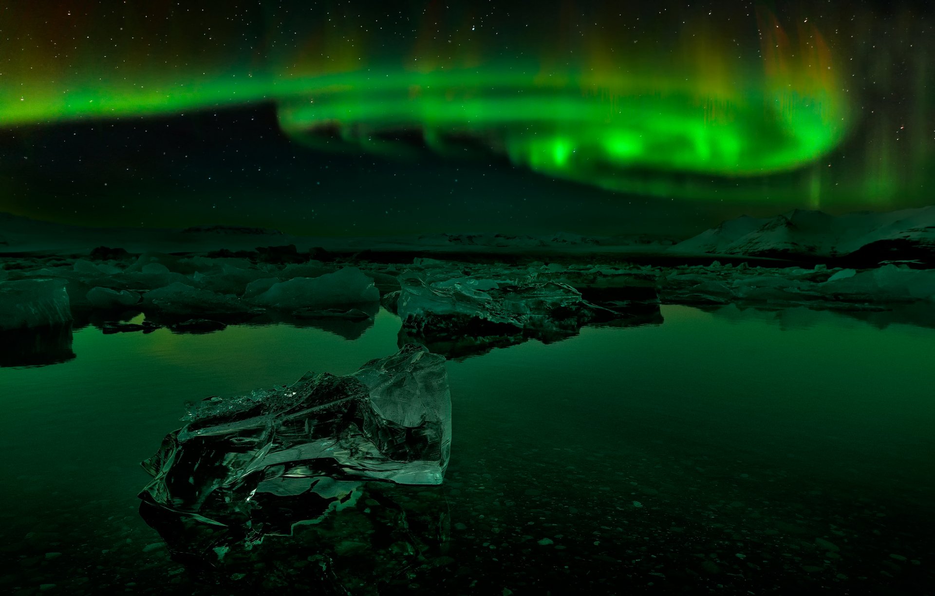 nordlicht island nacht