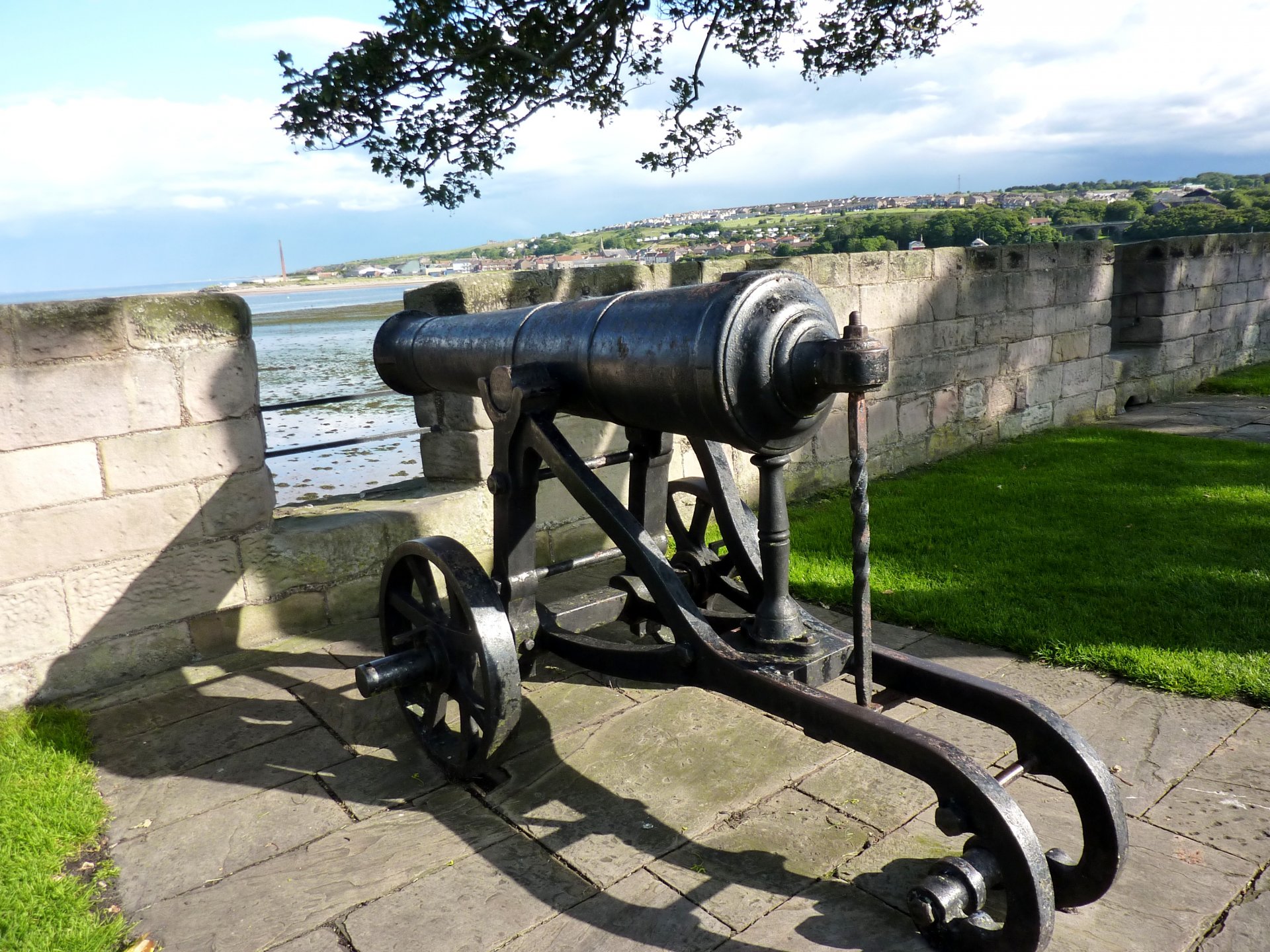 fort wall gun grass sky