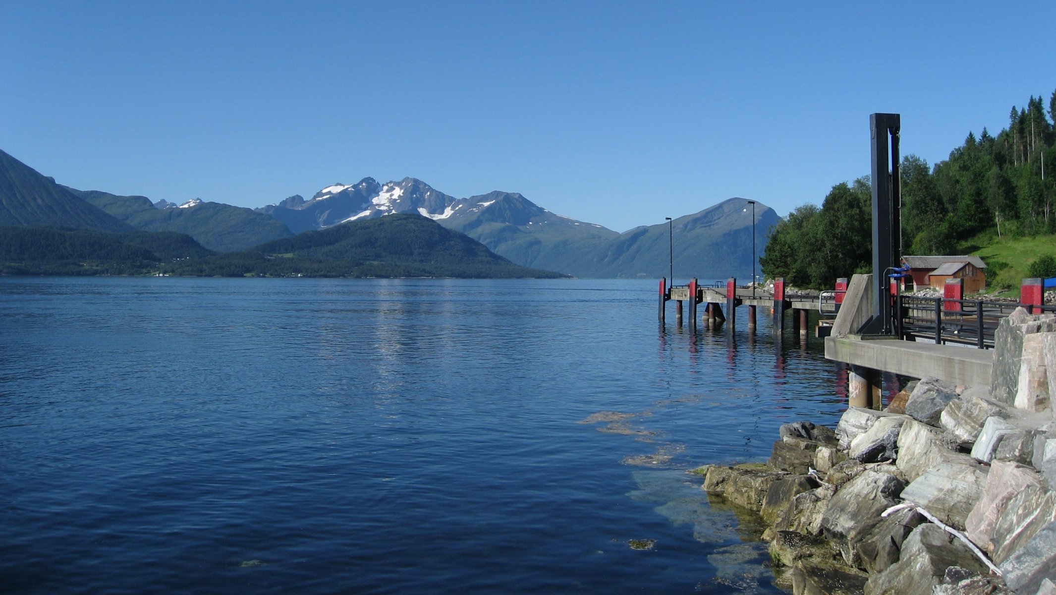 eyvind sætre norvegia lago acqua montagne cielo