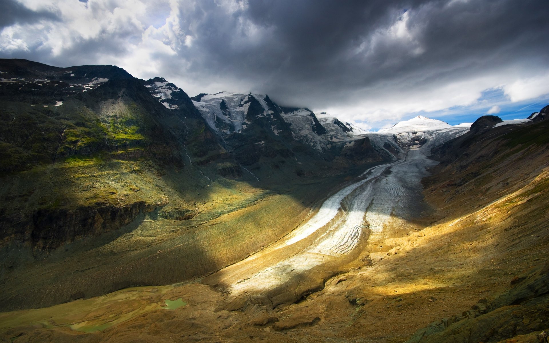 nature landscape mountains sky clouds clouds photo