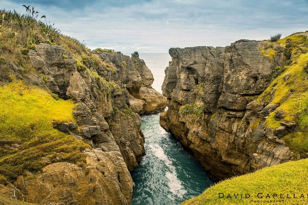 Beau paysage en nouvelle-Zélande