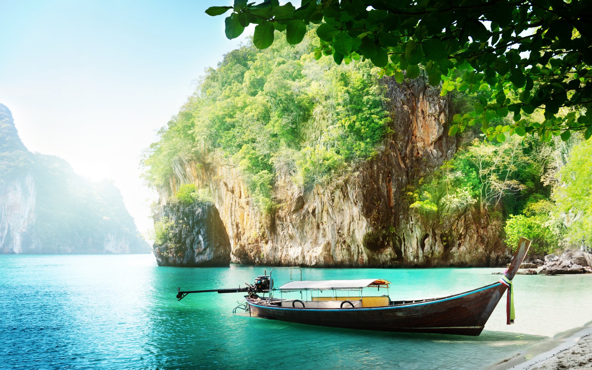 meer himmel boot inseln sonne phuket thailand