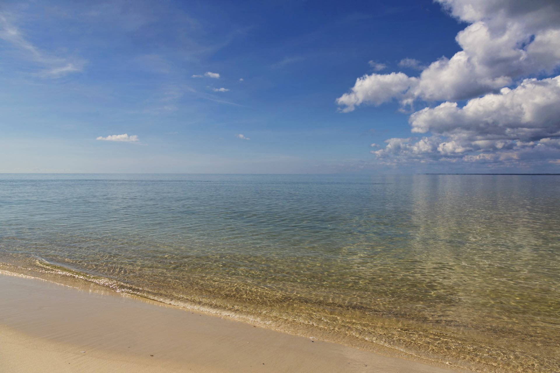 oceano atlantico florida superficie dell acqua nuvole