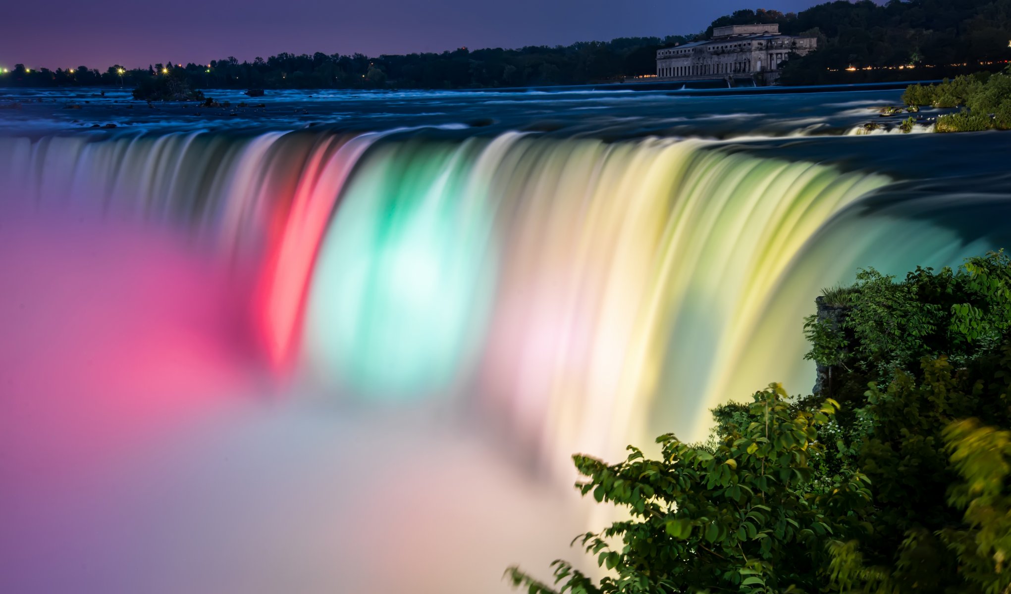 niagara falls colors canada niagara waterfall