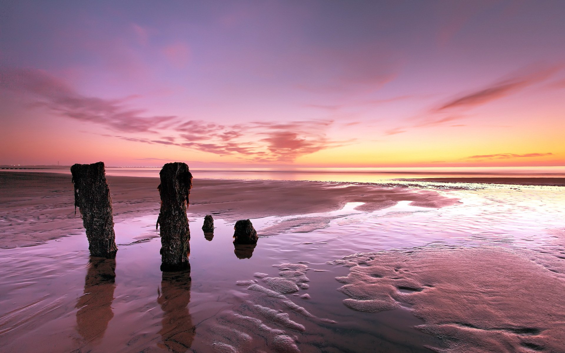 meer sonnenuntergang landschaft