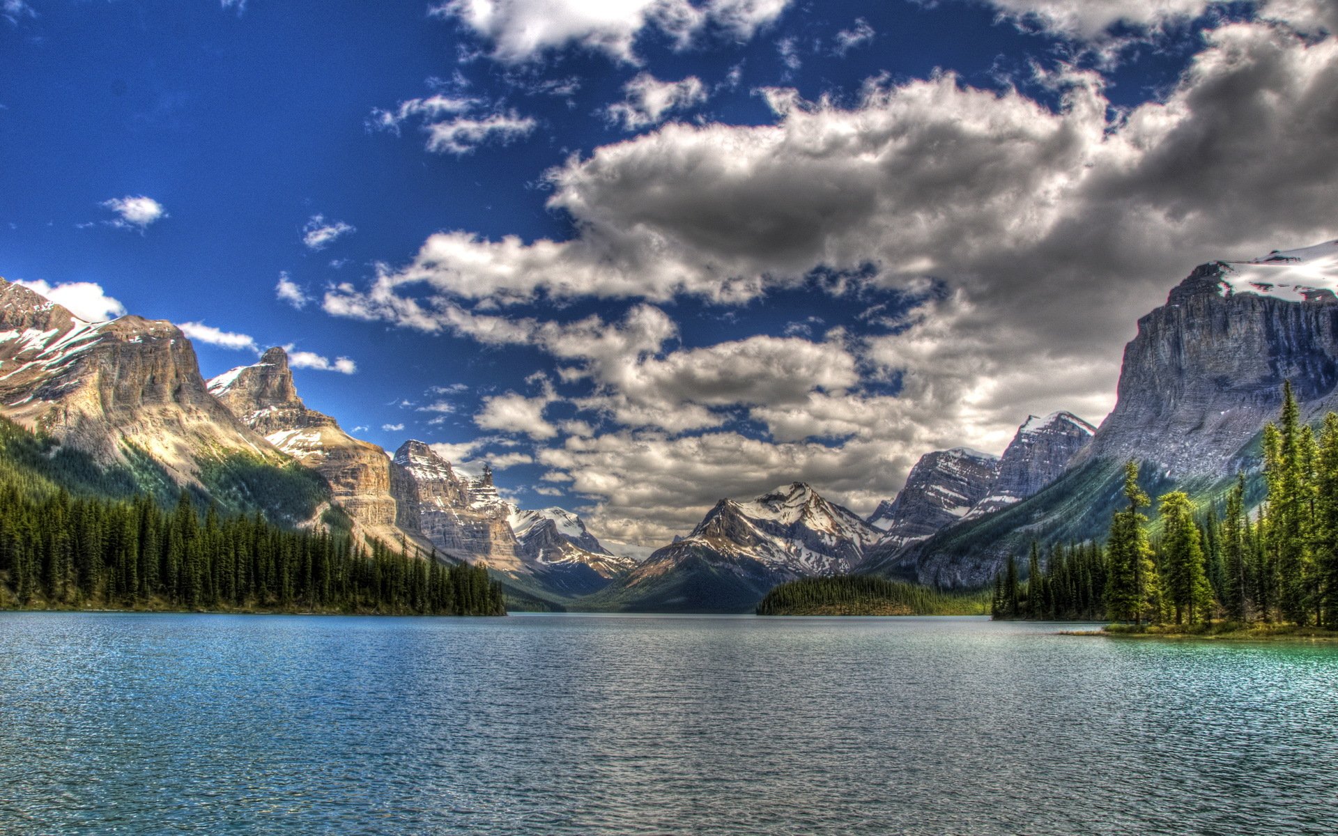 kanada-nationalpark himmel wolken meer berge